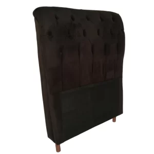 Cabeceira Solteiro 90cm com Pés de Madeira
